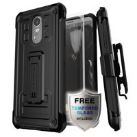 

Ghostek Iron Armor2 Rugged Case with Holster Belt Clip for LG Stylo 4, LG Stylo 4 Plus, LG Q Stylo 4, Black