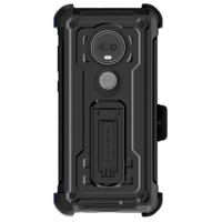 

Ghostek Iron Armor2 Rugged Case with Holster Belt Clip for Motorola Moto G7 /G7+, Black