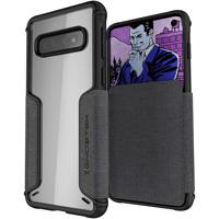 

Ghostek Exec3 Leather Flip Wallet Case for Galaxy S10, Gray