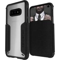 

Ghostek Exec3 Leather Flip Wallet Case for Galaxy S10e, Black