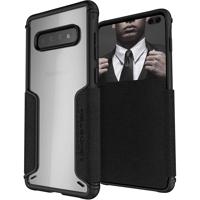 

Ghostek Exec3 Leather Flip Wallet Case for Galaxy S10+, Black