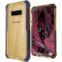 

Ghostek Cloak 4 Shockproof Bumper Case for Samsung Galaxy S10e Smartphone, Blue/Gold