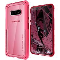 

Ghostek Cloak 4 Shockproof Bumper Case for Samsung Galaxy S10e Smartphone, Pink