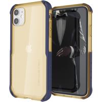 

Ghostek Cloak 4 Shockproof Bumper Case for iPhone 11, Blue/Gold