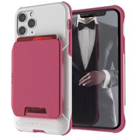 

Ghostek Exec 4 Modular Magnetic Wallet Case with Detachable Leather Card Holder for iPhone 11 Pro, Pink
