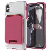

Ghostek Exec 4 Modular Magnetic Wallet Case with Detachable Leather Card Holder for iPhone 11, Pink