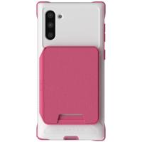 

Ghostek Exec 4 Modular Magnetic Wallet Case with Detachable Leather Card Holder for Samsung Galaxy Note 10 Smartphone, Pink