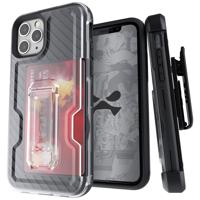 

Ghostek Iron Armor 3 Belt Clip Holster Case with Kickstand & Card Holder for iPhone 11 Pro, Black