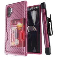 

Ghostek Iron Armor 3 Belt Clip Holster Case with Kickstand & Card Holder for Samsung Galaxy Note 10 Plus and Note 10 Plus 5G Smartphone, Rose