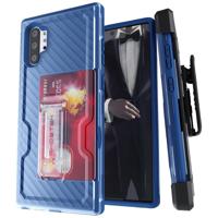 

Ghostek Iron Armor 3 Belt Clip Holster Case with Kickstand & Card Holder for Samsung Galaxy Note 10 Plus and Note 10 Plus 5G Smartphone, Blue
