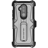 

Ghostek Iron Armor Rugged Case with Tempered Glass and Holster for Alcatel 7, Graphite