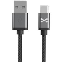 

Ghostek 3' NRGline USB Type-C Braided Cable, Metal Housing, Black/Graphite