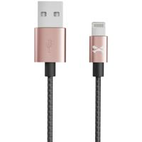 

Ghostek 3' NRGline MFI Lightning Braided Cable, Metal Housing, Black/Rose
