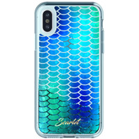

Ghostek Ariel Flowing Liquid Glitter Case for iPhone X/XS, Blue