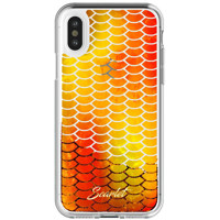 

Ghostek Ariel Flowing Liquid Glitter Case for iPhone X/XS, Orange