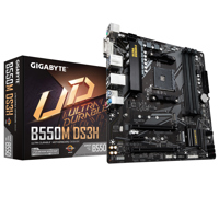 

Gigabyte B550M DS3H AMD AM4 Micro ATX Motherboard with PCIe 4.0 x16 Slot, Dual PCIe 4.0/3.0 M.2