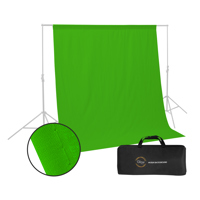 

Glow Muslin Background - 10 x 10 ' (Chroma Green)