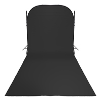 

Glow Super Collapsible Background - 8 x 16' (Black)