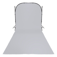 

Glow Super Collapsible Background - 8 x 16' (Grey)