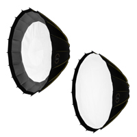 

Glow Inner and Outer Diffusion Fabrics for Profond Quick-Open 47.2" Deep Parabolic Softbox with Focusing Rod System