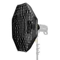 

Glow Foldable Beauty Dish With Bowens Mount And Removable Grid (White, 34")