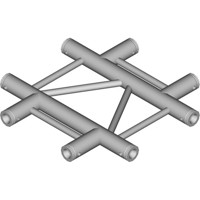 

Global Truss 1.64' (0.5m) 4 Way Horizontal Cross-Junction