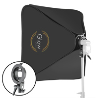 

Glow 31 x 31" Quick Softbox with Shoe Mount S-Type Flash Bracket (80x80cm)