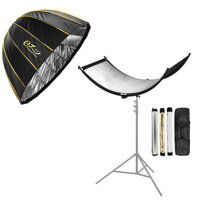 

Glow EZ Lock Deep Parabolic Quick Softbox (48") + Glow ArcLight II Curved Reflector Kit