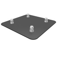 

Global Truss 16x16" Aluminum Base Plate for Square Truss, Black Powder Coat