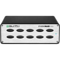 

Glyph Technologies StudioRAID mini 10TB (2x 5TB) 2-Bay External Hard Drive Array, USB 3.0, 2x FireWire 800, eSATA, Up to 250MB/s Transfer Rate, RAID 0 and 1