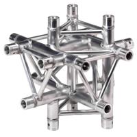 

Global Truss 1.64' (0.5m) 4 Way Triangular Vertical Cross Junction Apex Up or Down