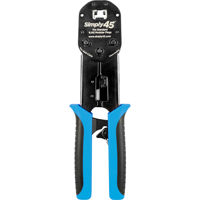 

Go Simply Connect Universal RJ45 Crimp Tool for Standard WE/SS 8P8C Unshielded with Internal Ground, Blister
