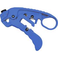 

Go Simply Connect Adjustable LAN Cable Stripper for Shielded & Unshielded Cat7a/6a/6/5e, Blue
