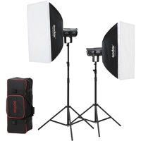 

Godox LED SL200WII Daylight 2-Light Kit with Stands and Softboxes