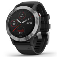 

Garmin fenix 6 Multisport GPS Smartwatch, Silver with Black Band