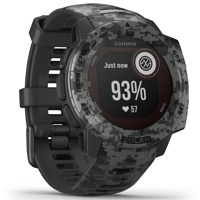 

Garmin Instinct Solar Camo Edition GPS Smartwatch, Graphite Camo