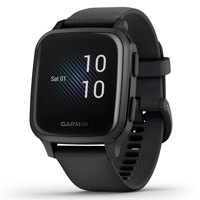 

Garmin Venu Sq Music Edition GPS Smartwatch, Slate Bezel, Black Case