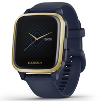 

Garmin Venu Sq Music Edition GPS Smartwatch, Light Gold Bezel, Navy Case