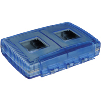 

Gepe Extreme Card Safe for 4 Memory Cards (CF, SC, SM, MS, MMC) Polyethylene, Ice Blue