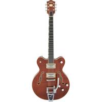 

Gretsch G6609TFM Players Edition Broadkaster Double Cutaway Electric Guitar, Ebony Fingerboard, Bourbon Stain