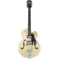 

Gretsch Professional Collection G6118T-135 135th Anniversary Limited Edition 6-String Guitar with Bigsby Tailpiece, 22 Frets, Standard "U" Neck, Ebony Fingerboard, Gloss, Two Tone Casino Gold on Dark Cherry Metallic