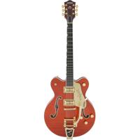 

Gretsch G6620TFM Players Edition Nashville Center-Block Double Cutaway Electric Guitar, Ebony Fingerboard, Orange Stain