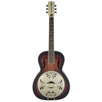 

Gretsch G9240 Alligator Round-Neck 6-String Acoustic Guitar, 19 Frets, Medium "V" Neck, Padauk Fingerboard, Mahogany Body Biscuit Cone Resonator, Vintage Semi-Gloss, 2-Color Sunburst