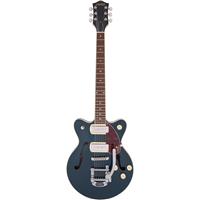 

Gretsch G2655T-P90 Streamliner Collection Center Block Jr. Double-Cut P90 Electric Guitar with Bigsby, Two-Tone Midnight Sapphire and Vintage Mahogany Stain
