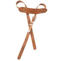 

Gretsch Tooled Vintage Leather Guitar Strap, Russet