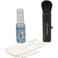 

Giottos Optical 4 piece Cleaning Kit with Retracting Goats Hair Brush, Cloth, Liquid & Case
