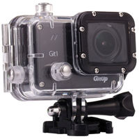 

Gitup Git1 1080p Full HD Video Wi-Fi Action Camera, 1920x1080, 30fps, H.264, 98' Housing Waterproof, Pro Packaging