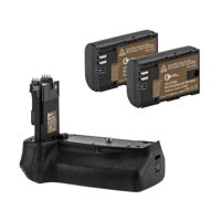 

Green Extreme BG-E21 Battery Grip for Canon EOS 6D Mark II DSLR Camera With 2 LP-E6N Batteries