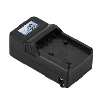 

Green Extreme Compact Smart Charger with LCD Screen for Sony P, H, and V Series