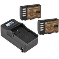 

Green Extreme 2 Pack DMW-BLF19 Battery and Compact Smart Charger Kit (7.4V 2000mAh)